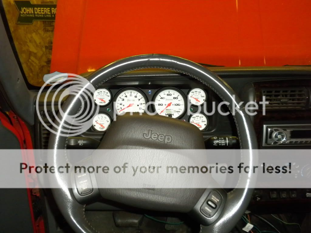 Jeep xj aftermarket gauges